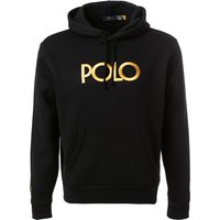 Polo Ralph Lauren Herren Hoodie schwarz Baumwolle Logo und Motiv von Polo Ralph Lauren