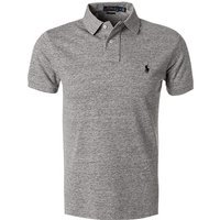 Polo Ralph Lauren Herren Polo-Shirt grau Baumwoll-Piqué meliert Slim Fit von Polo Ralph Lauren