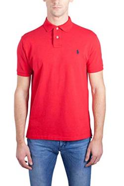 Polo Ralph Lauren Herren Poloshirt Custom-Slim-Fit Rot L von Polo Ralph Lauren