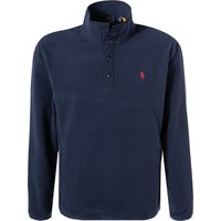 Polo Ralph Lauren Herren Troyer blau Fleece unifarben von Polo Ralph Lauren