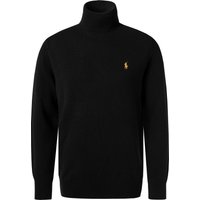 Polo Ralph Lauren Herren Rollkragenpullover schwarz Wolle unifarben von Polo Ralph Lauren