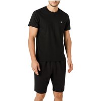 Polo Ralph Lauren Herren T-Shirt schwarz Jersey-Baumwolle unifarben von Polo Ralph Lauren