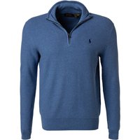 Polo Ralph Lauren Herren Troyer blau Baumwolle unifarben von Polo Ralph Lauren