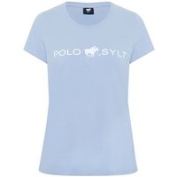 Polo Sylt Print-Shirt mit Labelprint von Polo Sylt