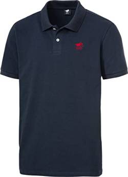 Polo Sylt Poloshirt Kurzarm, sportlich Elegantes Polo für Herren, Polohemd aus weichem Stretch-Piqué, Herrenbekleidung, Marine, Gr. XL von Polo Sylt