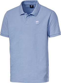 Polo Sylt Poloshirt Kurzarm, sportlich Elegantes Polo für Herren, Polohemd aus weichem Stretch-Piqué, Herrenbekleidung, hellblau, Gr. 3XL von Polo Sylt