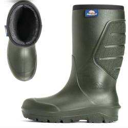 Polyver Classic High klassischer Winterstiefel Hoch | Grün | Größe 36-49 | Winterschuhe | Außergewöhnlicher Komfort | Wasserfeste, rutschfeste, leichte und wärmeisolierende Winterstiefel von Polyver