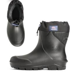 Polyver Low24 klassischer Winterstiefel Niedrig | Schwarz | Größe 36-48 | Winterschuhe | Außergewöhnlicher Komfort | Wasserfeste, rutschfeste, leichte und wärmeisolierende Winterstiefel von Polyver