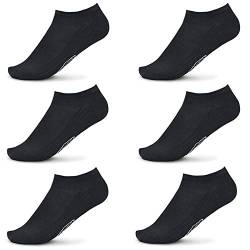 POMPEA Cotton Ankle Socks (Pack of 3) Men, Schwarz , 39-42 von Pompea