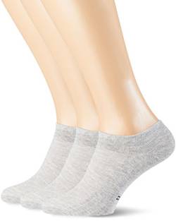 POMPEA Herren Cotton Füßlinge, Grigio (Grigio Melange 1350), 39/42 (3er Pack) von Pompea