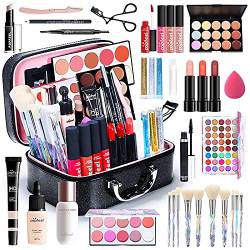 Pomrone 35-teiliges Make-up-Kosmetik-Set All In Beauty Make-up-Kosmetik-Set Make-up-Palettenbox Für Frauen Mädchen von Pomrone