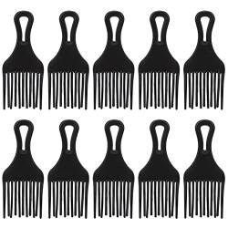 10pcs Hair Pick Comb, Robuster Breitzahn-Haarpick, Hair Pick Zum Entwirren und Stylen von Männern und Frauen, Salon-Styling-Haarschnitte, Hair Lift Combs Lift Combs von Pongnas