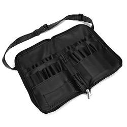 Professionelle Make-up Pinsel Organizer Tasche, Makeup Artist Kosmetiketui, Leder Makeup Handtasche, Reise tragbare Makeup Pinsel Tasche von Pongnas