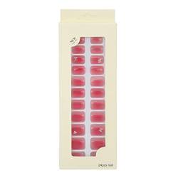 Tragbare Kunstnägel, Jelly Glue Full Wraps Touch Color Kunstnägel, Werkzeugset für Lange Kunstnägel, für Frauen und Mädchen(B01) von Pongnas