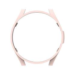 Hülle Kompatibel mit Samsung Galaxy Watch 6 Classic 43 mm Ultradünnes Uhrengehäuse, Schutzhülle, Halbpackung, Kratzfestes Hard PC Protector Cover (1-Pink, Watch 6 Classic 43MM) von Poo4kark