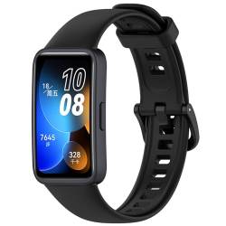 Poo4kark Aarmband für HUAWEIBand 8/9 Watch, Silikon Uhrenarmband für Damen Herren Ersatz Uhrenarmbänder Schnellverschluss Ersatzarmband (A, One Size) von Poo4kark