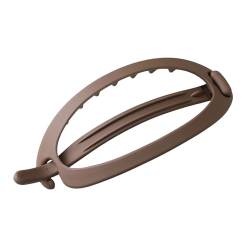 Poo4kark Kunststoff-Haarspangen, keine Metall-Haarspangen, Haarspangen für Frauen Mädchen, rutschfeste Schildkrötenklammer Haarspange Keltisch (Brown, One Size) von Poo4kark