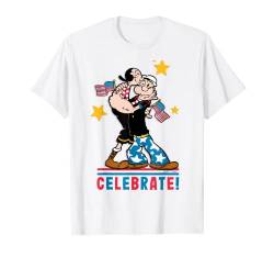 4. Juli "Popeye und Olive Oyl Patriotisch" für Sie und Ihn T-Shirt von Popeye