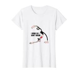 Olive Oyl „Ich beuge mich, damit ich nicht breche“ Yoga 4 Tag der Menschheit T-Shirt von Popeye