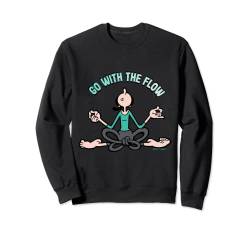 Olive Oyl Yoga "Go with the Flow" für den Menschheitstag Sweatshirt von Popeye