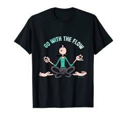 Olive Oyl Yoga "Go with the Flow" für den Menschheitstag T-Shirt von Popeye