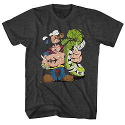 Popeye - Herrenwoodhead T-Shirt, X-Large, Black Heather von Popeye