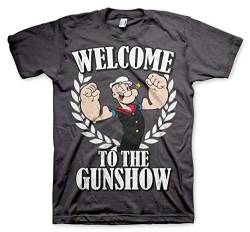 Popeye - T-Shirt Popeye - Welcome To The Gunshow 12 ans - Hybris - Gris DarkGrey von Popeye