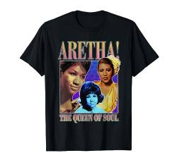 Aretha Franklin Triple Queen of Soul T-Shirt von Popfunk