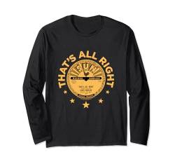 Sun Records Elvis Presley Thats All Right Langarmshirt von Popfunk