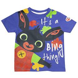 Bing Es ist eine Sache Bing Baby-T-Shirt Blau 92 | CBeebies, Geschenkidee für Jungen von Popgear