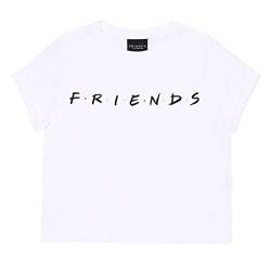 FRIENDS Logo Mädchen cropped T-Shirt, Offizielles Lizenzprodukt, Alter 7-16 Jahre, Mädchenmode, Crop Top, Tween & Teen Größen, Tochter Geburtstagsgeschenkidee von Popgear