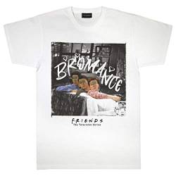 Friends Bromance Freund Fit T Shirt, Damen, S-XXL, Weiß, Offizielle Handelsware von Popgear