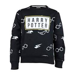 Harry Potter Icons T Shirt, Kinder, 116-170, Schwarz, Offizielle Handelsware von Popgear