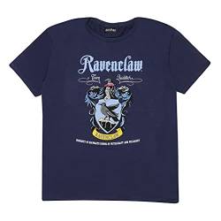 Harry Potter Ravenclaw Crest. T Shirt, Kinder, 110-170, Marine, Offizielle Handelsware von Popgear