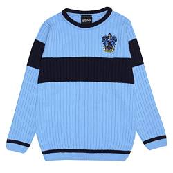 Harry Potter Ravenclaw Quidditch Junge Strickpullover Blau 158 | Geschenkidee für Jungen, Hogwarts Zauberwelt von Popgear