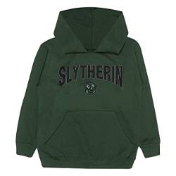 Harry Potter Slytherin Shield Boys Pullover Hoodie Green 7-8 Years | Geschenkidee für Jungen, Teen Größen, Hogwarts, Zauberwelt von Popgear