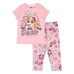 Paw Patrol Skye Mädchen Pup Macht Mädchen Langer Pyjama Set Blasses Rosa 92 | Mädchen Paw Patrol Geschenke, School Girls PJs, Kinderkleidung, Kindergeburtstags-Geschenk-Idee von Popgear