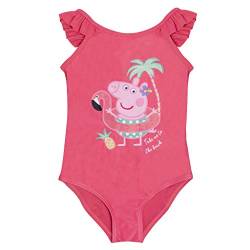 Peppa Pig Flamingo Mädchen Badeanzug Rosa 3-4 Jahre | Geschenkidee für Mädchen, Kinderbekleidung, Baby & Kleinkind Größen von Popgear