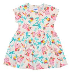 Peppa Pig Flamingo Mädchen-Kleid Mehrfarbig 3-4 Jahre | Kleinkind-Größen vorhanden, Geschenkidee für Mädchen von Popgear