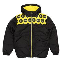 Pokemon Text Logo Jungen Puffa Jacke Schwarz/Gelb 13-14 Jahre von Popgear