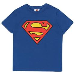 Popgear Jungen Dc Comics Superman klassiek logo jongens t-shirt koningsblauw T Shirt, Kãnigsblau, 122 EU von Popgear
