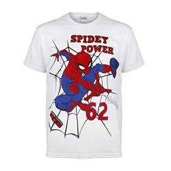 Popgear Jungen Marvel Comics Spider-man Spidey Power T Shirt, Weiãÿ, 116 EU von Popgear