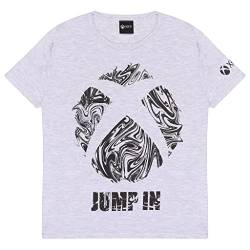 Xbox Jump In T Shirt, Kinder, 116-176, Heather Grey, Offizielle Handelsware von Popgear