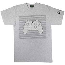 Xbox Mono-Controller Freund Fit T Shirt, Damen, Heather Grey, Offizielle Handelsware von Popgear