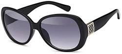 Poquitos Sonnenbrillen Sonnenbrille Damen elegant modern stylisch retro vintage Cat-Eye Stil mit Strasssteinen und Polycarbonat-Gläser (PQSB319, schwarz) von Poquitos