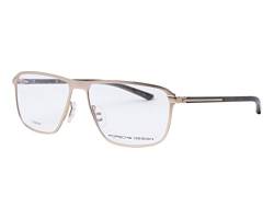 Porsche Design Brillengestelle P8285-B-56 Rechteckig Brillengestelle 56, Gold von Porsche Design