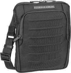 Porsche Design Roadster Pro Shoulderbag S  in Schwarz (3 Liter), Umhängetasche von Porsche Design