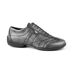 Portdance Herren Sneakers/Dance Sneakers PD Pietro Street - Leder Grau - Sneaker Sohle [EUR 42] von Portdance