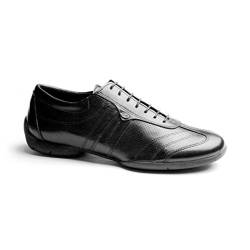 Portdance Herren Sneakers/Dance Sneakers PD Pietro Street - Leder Schwarz - Sneaker Sohle [EUR 43] von Portdance