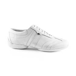 Portdance Herren Sneakers/Dance Sneakers PD Pietro Street - Leder Weiß - Sneaker Sohle [EUR 40] von Portdance